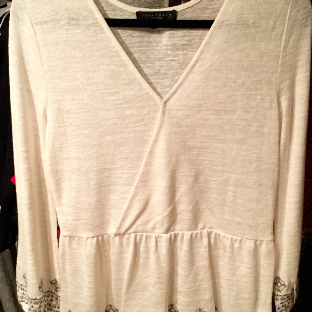 Sanctuary 3/4 sleeve tunic